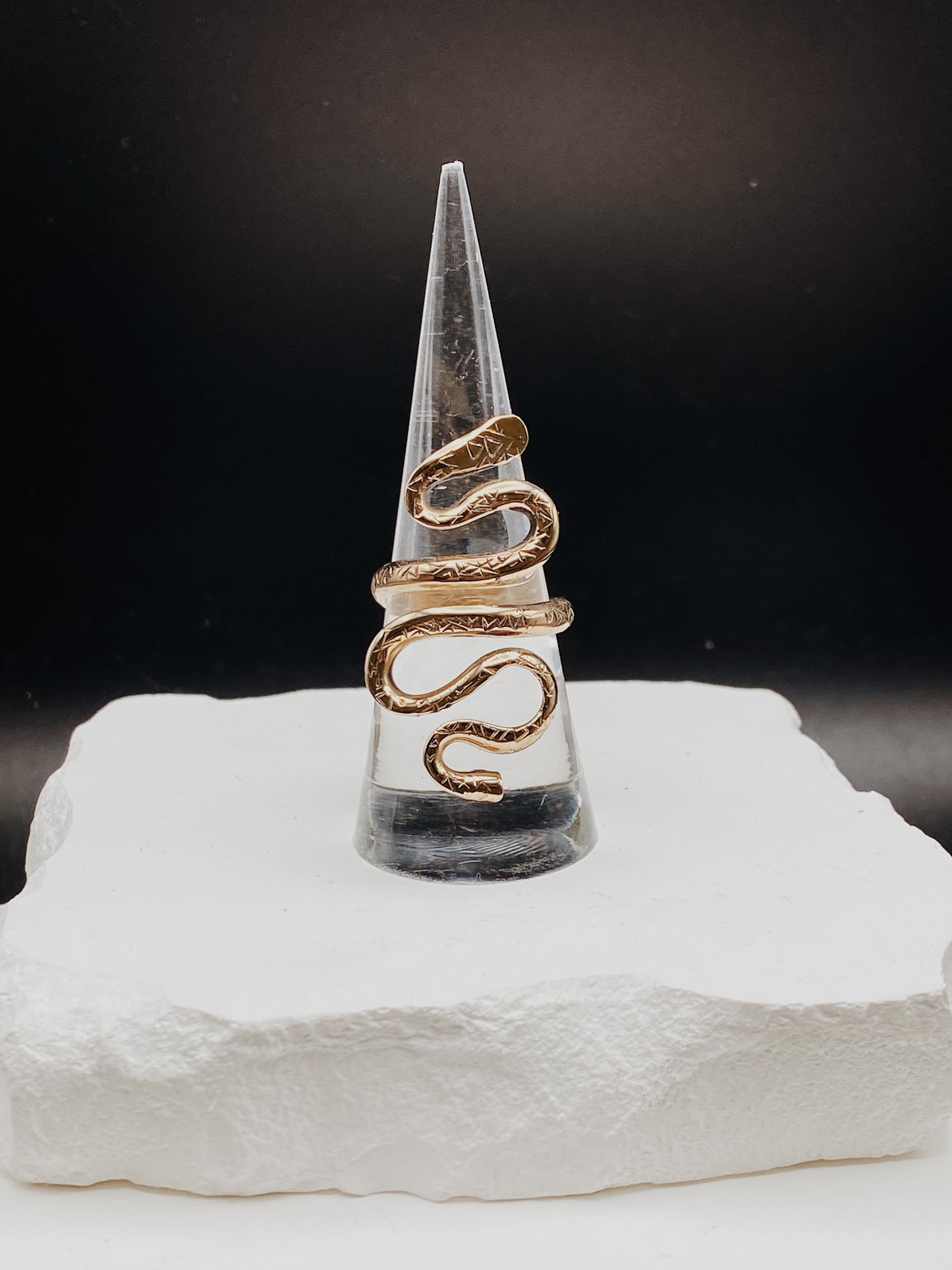 Golden Serpent Ring