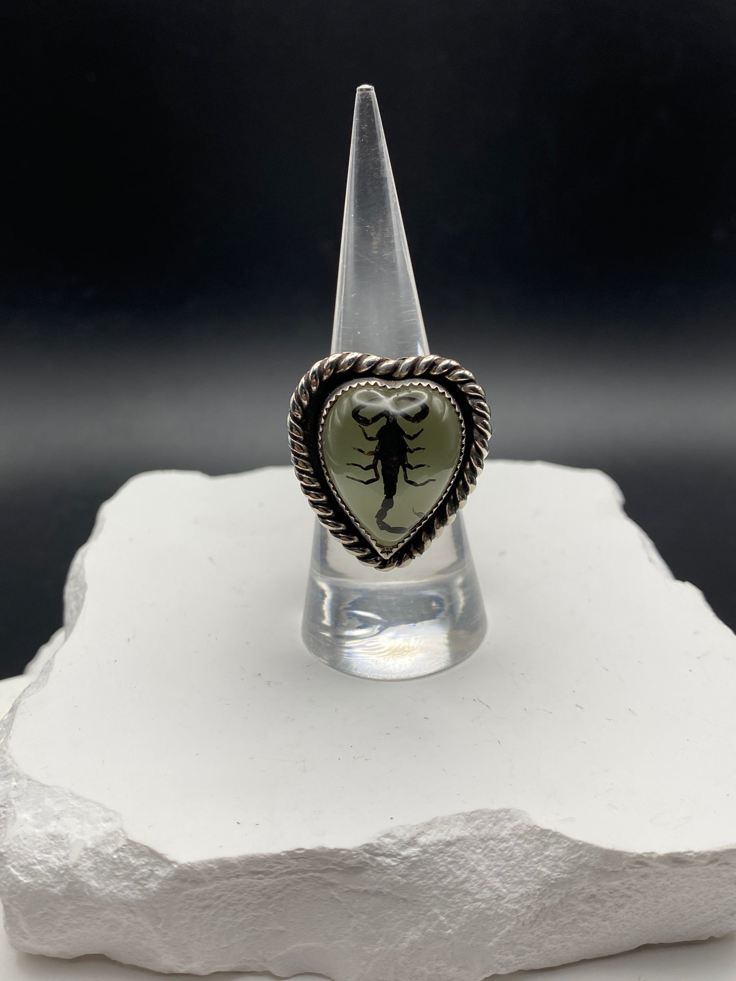 Scorpion Heart Ring