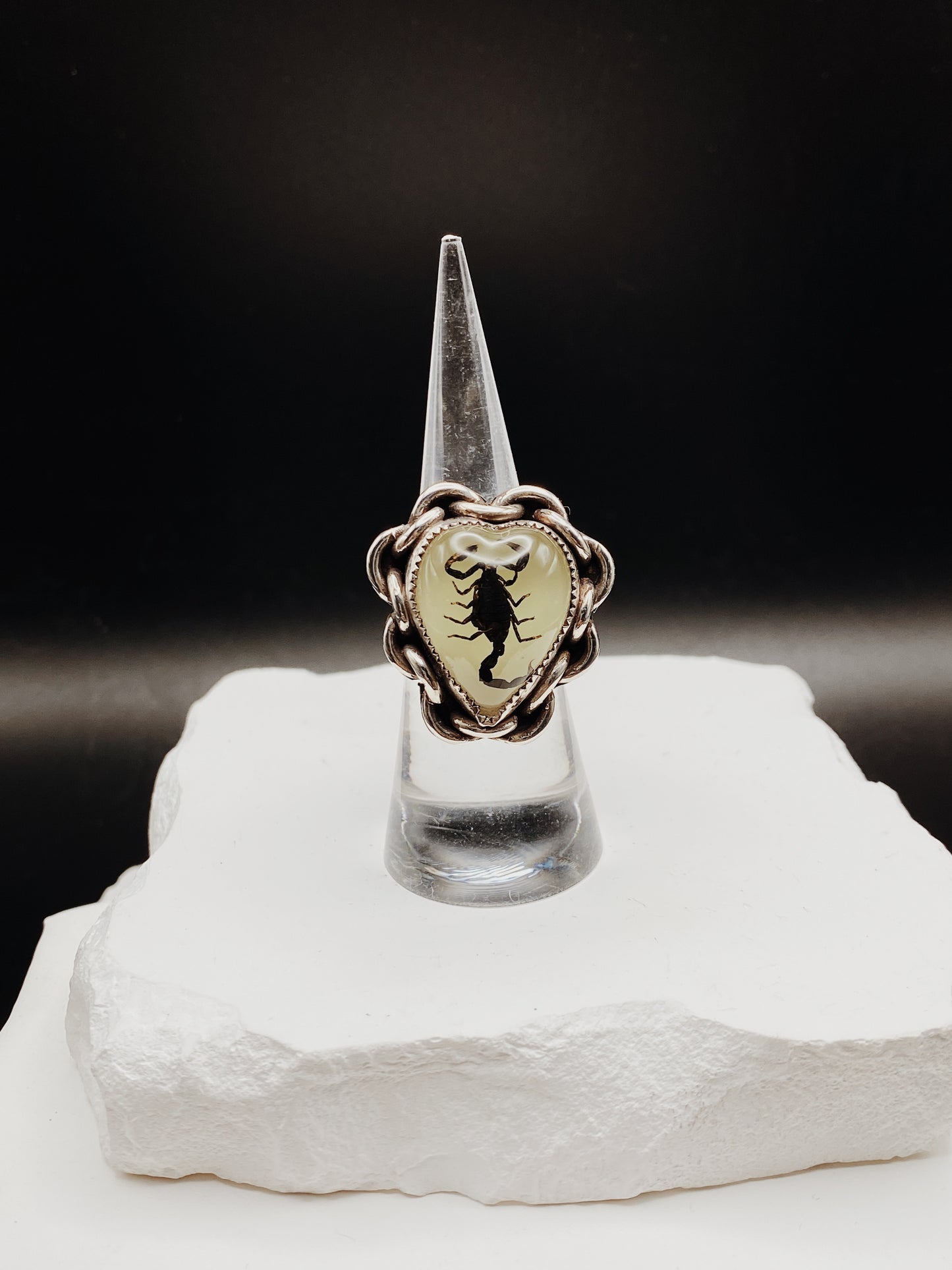 Scorpion Heart Ring