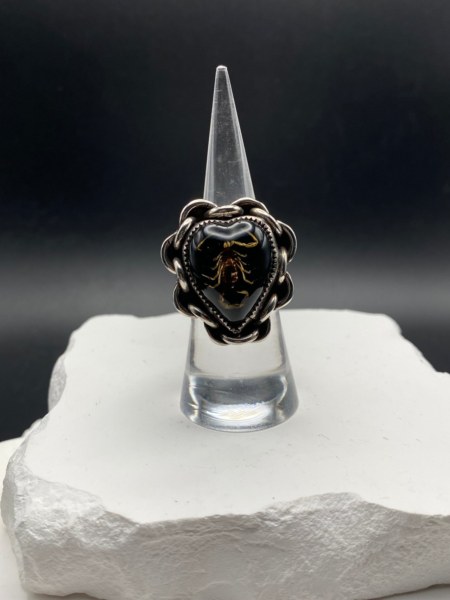 Scorpion Heart Ring